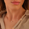 Colier fin cu perle naturale mici, Cadoul perfect pentru ea, Floating Pearls, Argint 925, 35+9 cm, argintiu/auriu, 3,20 gr