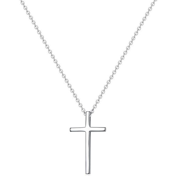 Lănțișor Cruce – Cadoul Perfect din Argint 925 pentru Ea, Disponibil Auriu sau Argintiu, fara pietre, 1,62 gr