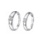 Set Verighete din Argint 925 Reglabile „Inimă Împletită” cu Zirconiu – Inele Cuplu Silver, 4,58 g
