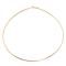 Lănțișor Flexibil Tip Colan din Argint Rodiat sau Argint Placat cu Aur Galben – Colier Minimalist Elegant pentru Femei, 40 cm, 2,76 gr