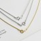 Lănțișor Flexibil Tip Colan din Argint Rodiat sau Argint Placat cu Aur Galben – Colier Minimalist Elegant pentru Femei, 40 cm, 2,76 gr