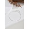 Bratara de picior argint, glezna, argint 925 rodiat/argint 925 placat cu aur, lant subtire, reglabila, 1,20 gr