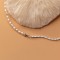Colier din argint cu perle naturale de cultură și tennis cu zirconii – cadoul perfect pentru femei elegante, argint 925, 37+5 cm, 5,20 gr